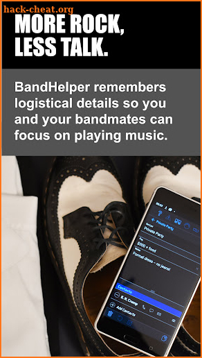 BandHelper screenshot