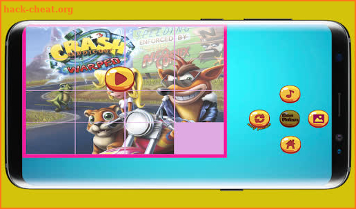 Bandicoot Sliding Puzzle screenshot