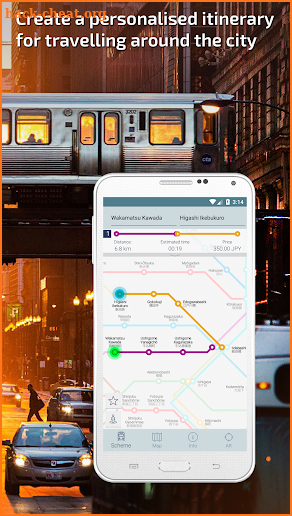 Bangkok Metro Guide and MRT & BTS Route Planner screenshot