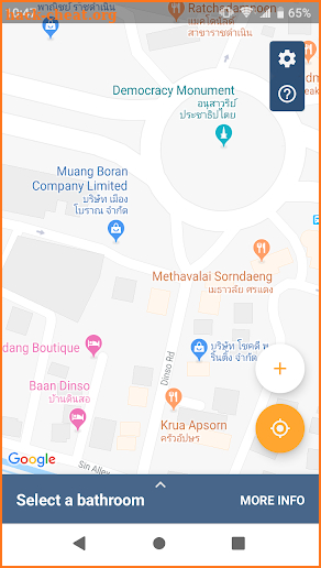 Bangkok Toilet Map screenshot