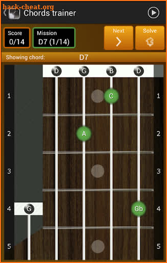 Banjo Chords Trainer screenshot