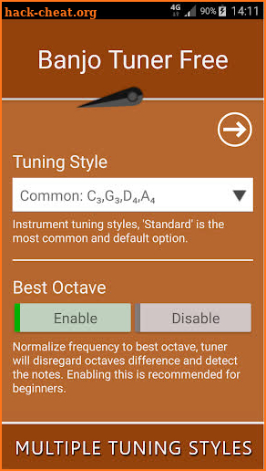 Banjo Tuner Free screenshot