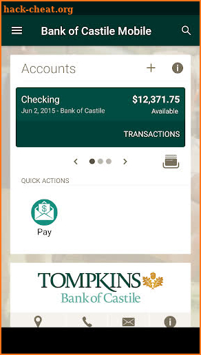 Bank of Castile Mobile screenshot