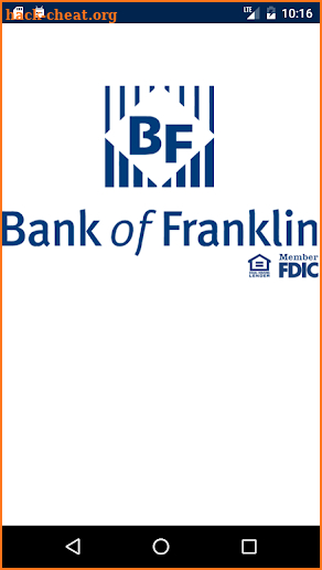 Bank of Franklin Mobile App screenshot
