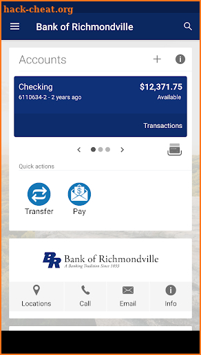 Bank of Richmondville screenshot