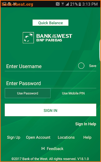 Bank of the West Mobile screenshot