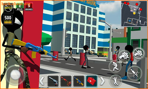 Bank Robbery Royale - Battle Simulator screenshot