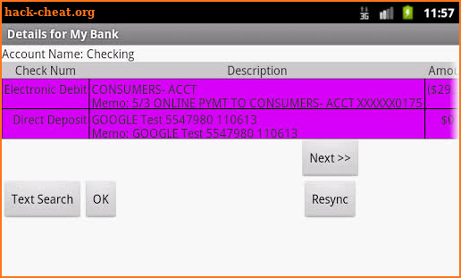 bankDash 2.3 screenshot