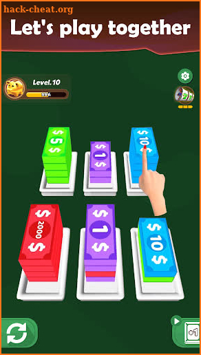 Banknote Sort Game screenshot
