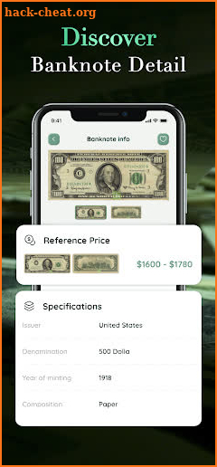 BanknoteSnap: Identifier Value screenshot