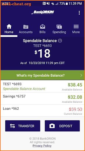 BankORION Mobile screenshot