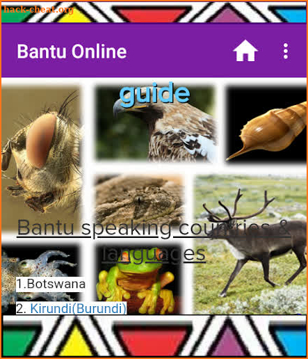 Bantu online screenshot