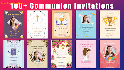 Baptism Communion Invitation screenshot