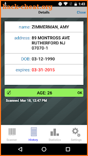 Bar & Club Stats - ID Scanner screenshot