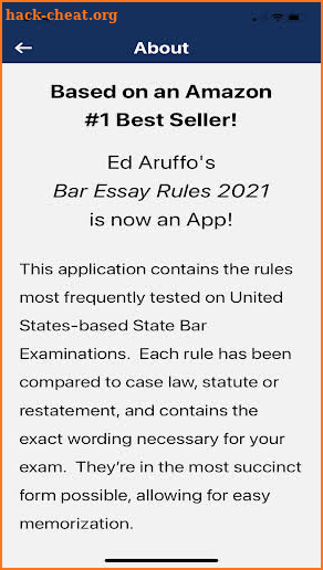Bar Exam Essay Rules screenshot