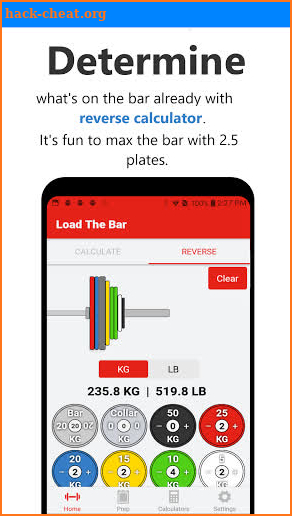 Bar Is Loaded - Gym Calculator screenshot