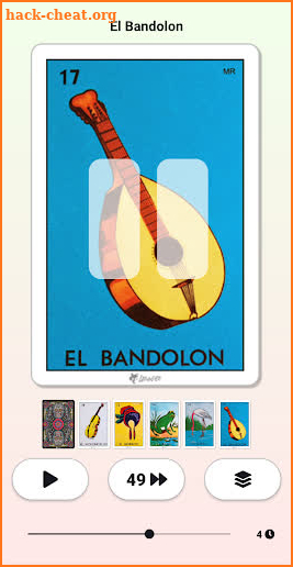 Baraja Lotería Mexicana. screenshot