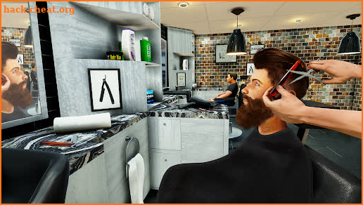 Barber Shop Hair Cut Sim Games screenshot