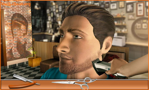 Barber Shop Mustache and Beard Styles Shaving Game screenshot