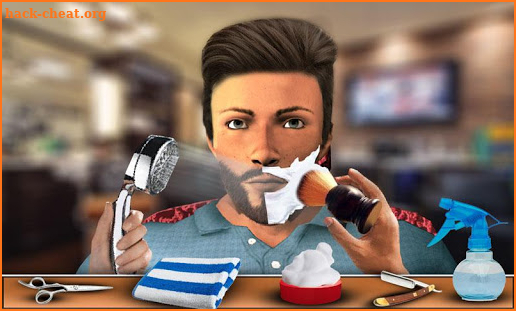 Barber Shop Mustache and Beard Styles Shaving Game screenshot