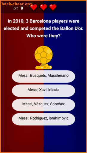 Barça Quiz screenshot