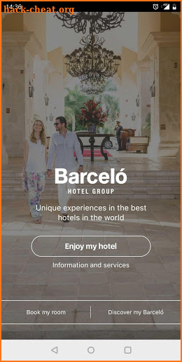 Barceló Hotel Group screenshot