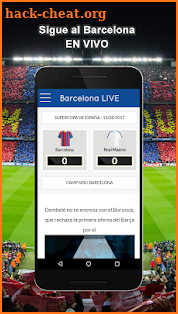 Barcelona Live - Goal Score & News for Barca Fans screenshot