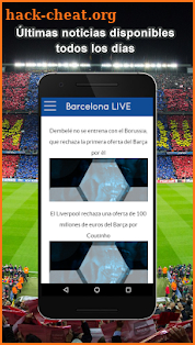Barcelona Live - Goal Score & News for Barca Fans screenshot