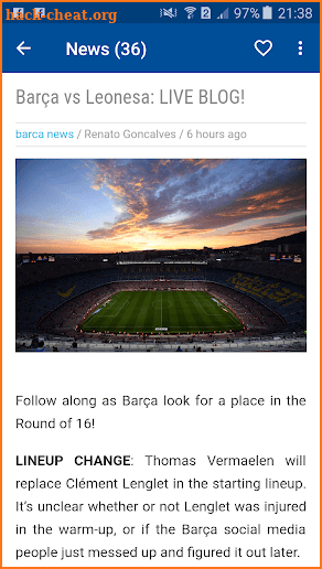 Barcelona News - Barca Daily News screenshot