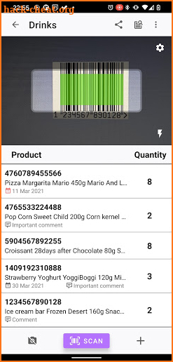 Barcode Counter Pro - Fast barcode scanner screenshot