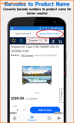 Barcode Scanner for Walmart - Price Check & Shop screenshot