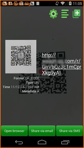 Barcode Scanner Pro screenshot