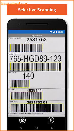 Barcode/NFC/OCR Scanner Keyboard screenshot