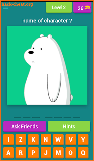 bare bears guess characters screenshot