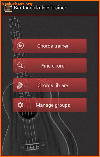 Baritone Ukulele Chords screenshot