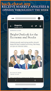 Barron’s:  Stock Markets & Financial News screenshot