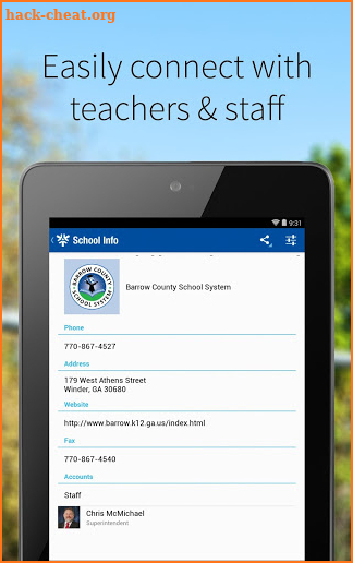 BARROW COUNTY SCHOOL SYSTEM screenshot