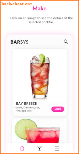 Barsys - Automated Cocktail Maker screenshot
