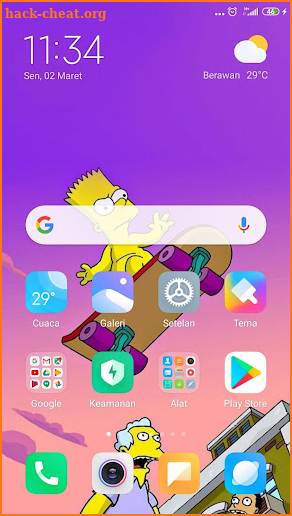 Bart Art wallpaper screenshot