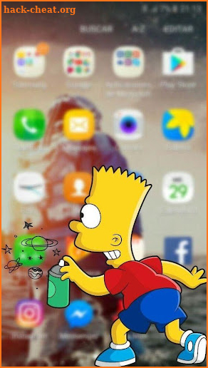 Bart Art wallpaper screenshot