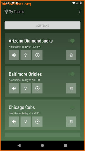 Baseball Lights for Philips Hue screenshot