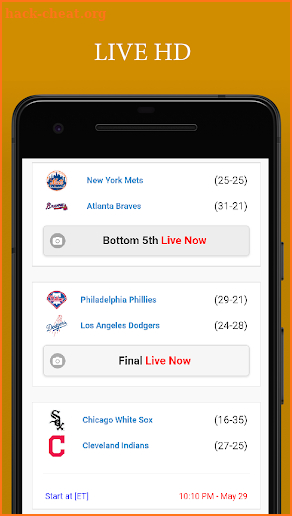 Baseball Live - MLB Live HD TV screenshot