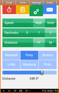Baseball Pitch Speed Pro screenshot