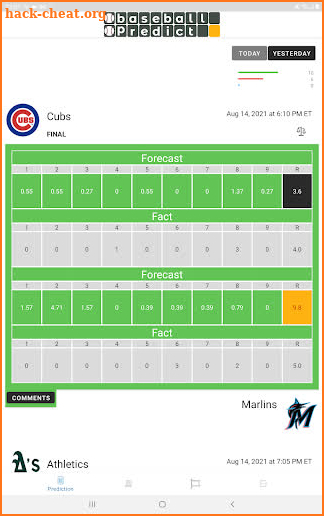 Baseball Predict‪s screenshot