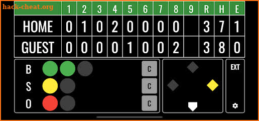 Baseball Scoreboard screenshot