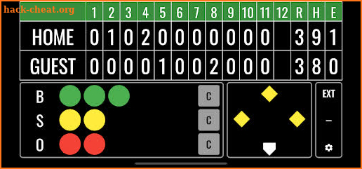 Baseball Scoreboard screenshot