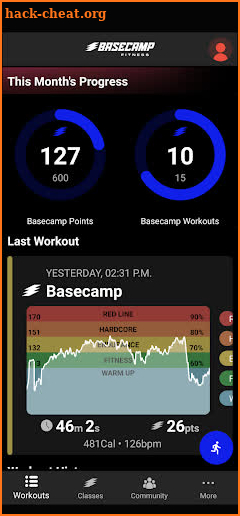 Basecamp Fitness screenshot