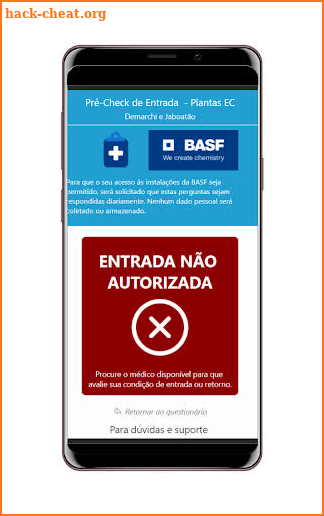 BASF - Pré-Check screenshot