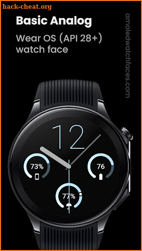 Basic Analog: Watch face screenshot