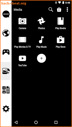 Basic Black Theme for Smart Launcher screenshot